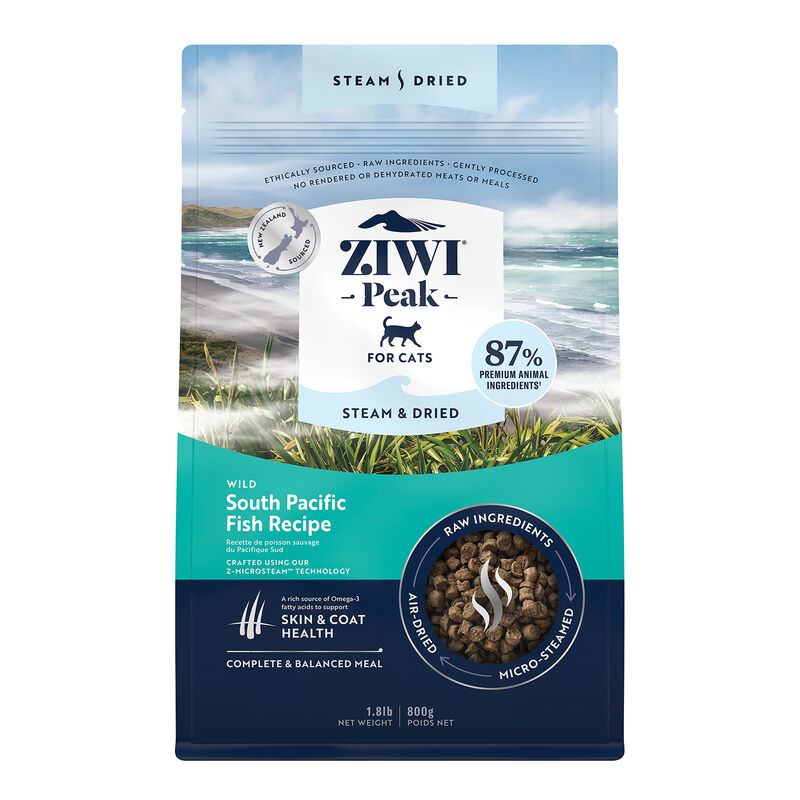 ZIWI, Peak Steam & Dried South Pacific Fish Cat Food image number null